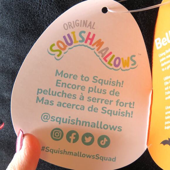 Squishmallows Bella Spider Treat Pail Halloween Plush Bucket Basket Collectible - Picture 10 of 14